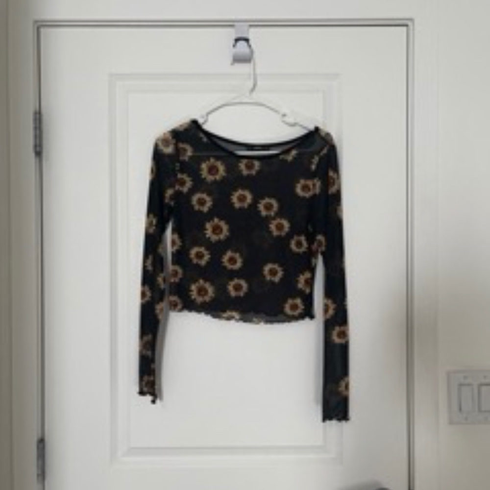 Sunflower Mesh Top